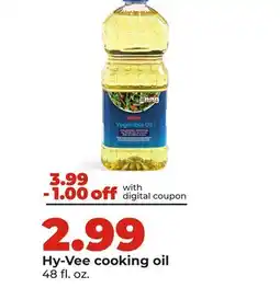 Hy-Vee Hy-Vee cooking oil offer
