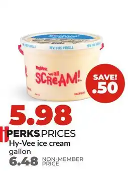 Hy-Vee Hy-Vee ice cream offer