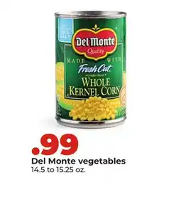Hy-Vee Del Monte vegetables offer