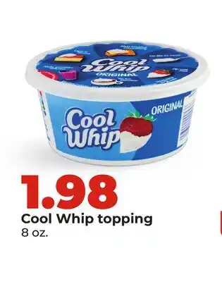 Hy-Vee Cool Whip topping offer