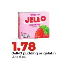 Hy-Vee Jell-O pudding or gelatin offer