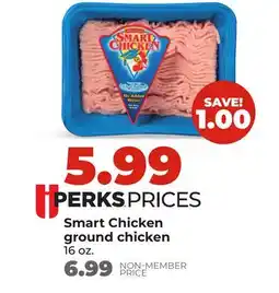 Hy-Vee Smart Chicken ground chicken offer