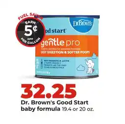 Hy-Vee Dr. Brown's Good Start baby formula offer