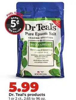 Hy-Vee Dr. Teal's products offer