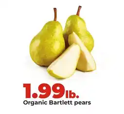 Hy-Vee Organic Bartlett pears offer