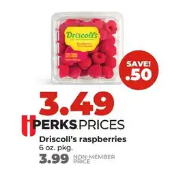 Hy-Vee Driscoll's raspberries offer