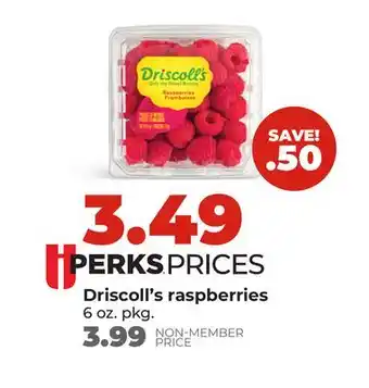 Hy-Vee Driscoll's raspberries offer