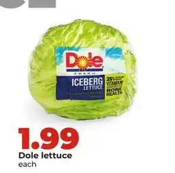 Hy-Vee Dole lettuce offer