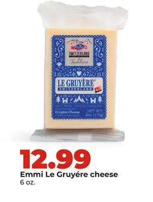 Hy-Vee Emmi Le Gruyére cheese offer