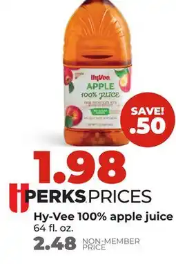 Hy-Vee Hy-Vee 100% apple juice offer