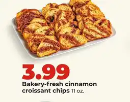 Hy-Vee Bakery-fresh cinnamon croissant chips offer