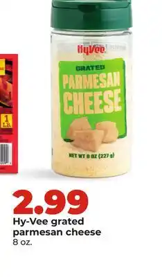 Hy-Vee Hy-Vee grated parmesan cheese offer