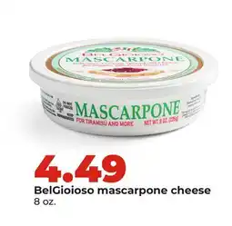 Hy-Vee BelGioioso mascarpone cheese offer