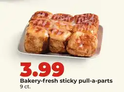 Hy-Vee Bakery-fresh sticky pull-a-parts offer
