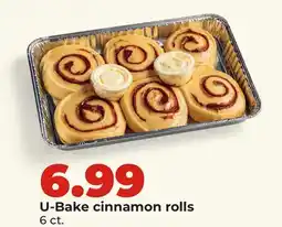 Hy-Vee U-Bake cinnamon rolls offer