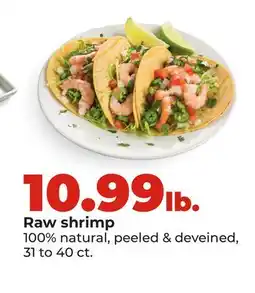 Hy-Vee Raw shrimp offer