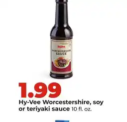 Hy-Vee Hy-Vee Worcestershire, soy or teriyaki sauce offer