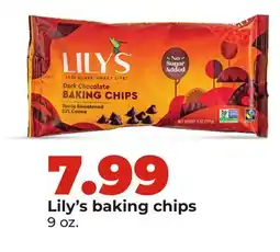 Hy-Vee Lily's baking chips offer