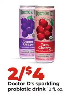 Hy-Vee Doctor D's sparkling probiotic drink offer