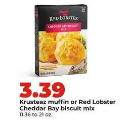Hy-Vee Krusteaz muffin or Red Lobster Cheddar Bay biscuit mix offer