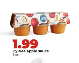 Hy-Vee Hy-Vee apple sauce offer