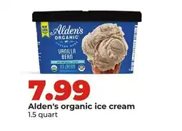 Hy-Vee Alden's organic ice cream offer