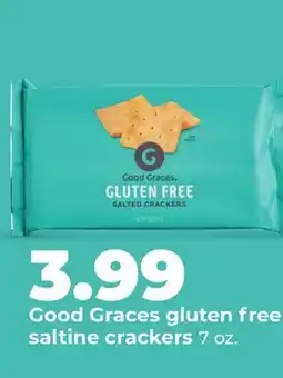 Hy-Vee Good Graces gluten free saltine crackers offer