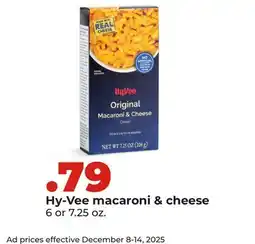 Hy-Vee Hy-Vee macaroni & cheese offer