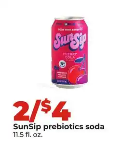 Hy-Vee SunSip prebiotics soda offer