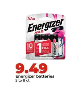 Hy-Vee Energizer batteries offer