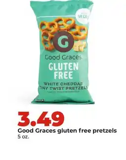 Hy-Vee Good Graces gluten free pretzels offer