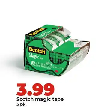 Hy-Vee Scotch magic tape offer