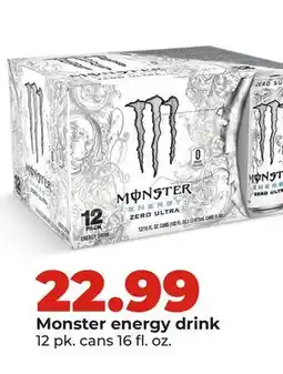 Hy-Vee Monster energy drink offer