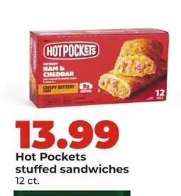 Hy-Vee Hot Pockets stuffed sandwiches offer