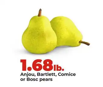 Hy-Vee Anjou, Bartlett, Comice or Bosc pears offer