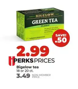 Hy-Vee Bigelow tea offer