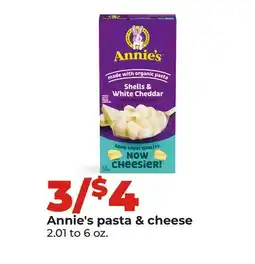 Hy-Vee Annie's pasta & cheese offer