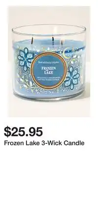 Bath & Body Works Frozen Lake 3-Wick Candle offer
