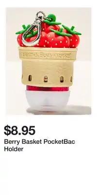 Bath & Body Works Berry Basket PocketBac Holder offer