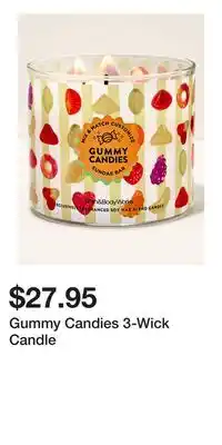 Bath & Body Works Gummy Candies 3-Wick Candle offer