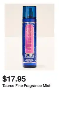 Bath & Body Works Taurus Fine Fragrance Mist offer