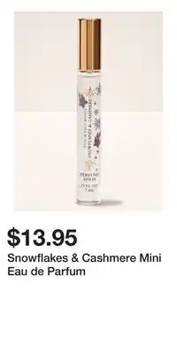Bath & Body Works Snowflakes & Cashmere Mini Eau de Parfum offer