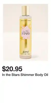 Bath & Body Works In the Stars Shimmer Body Oil offer