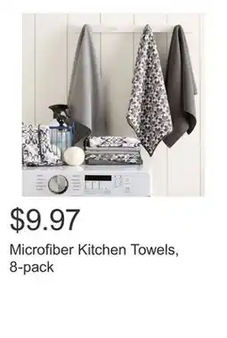 Costco Microfiber Kitchen Towels, 8-pack offer