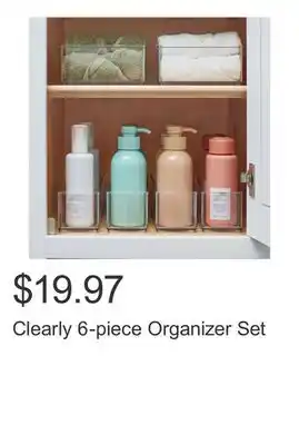 Costco Clearly 6-piece Organizer Set offer