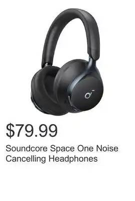 Costco Soundcore Space One Noise Cancelling Headphones offer