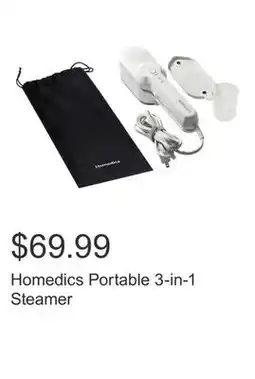 Costco Homedics Portable 3-in-1 Steamer offer