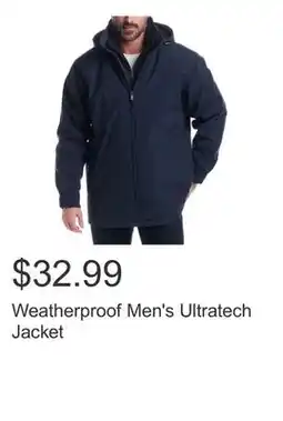 Costco Weatherproof Men's Ultratech Jacket offer