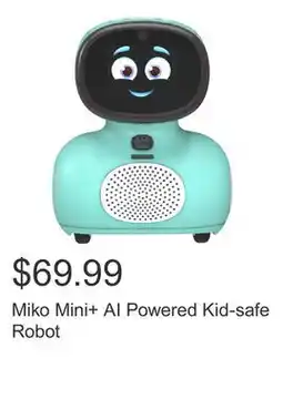 Costco Miko Mini+ AI Powered Kid-safe Robot offer
