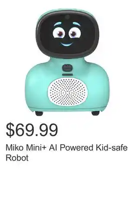 Costco Miko Mini+ AI Powered Kid-safe Robot offer